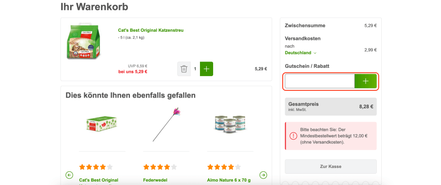 Box für Zooplus rabattcode